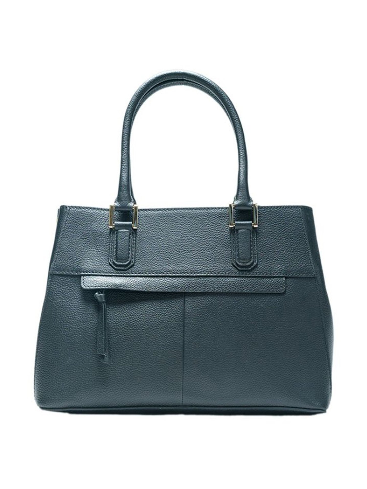 RI2K London Black Leather Medium Animal Effect Handbag