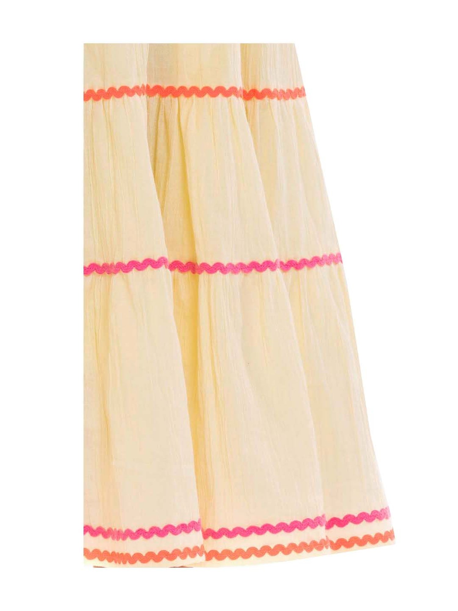 A Little Fable Kids Yellow Cotton Dress