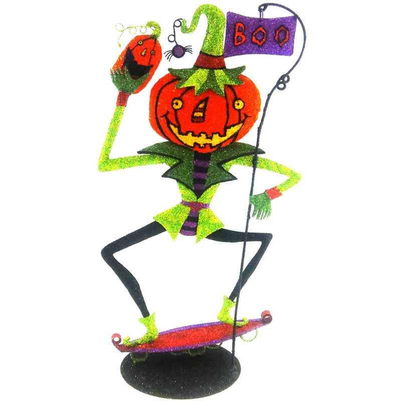Halloween Booville Pumpkin Man Skateboard Boo  -  Decorative Figurines