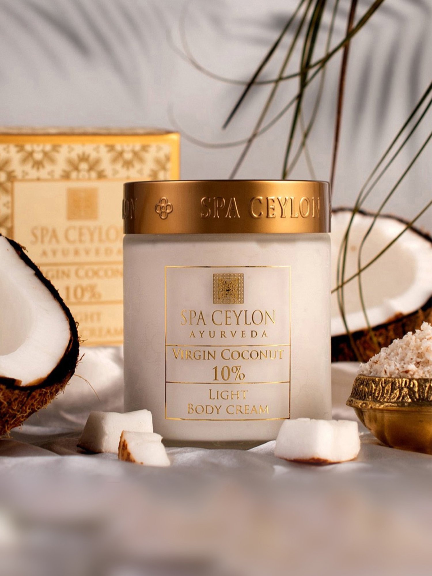 Spa Ceylon Virgin Coconut 10% Ultra Rich Body Cream - 225 gm