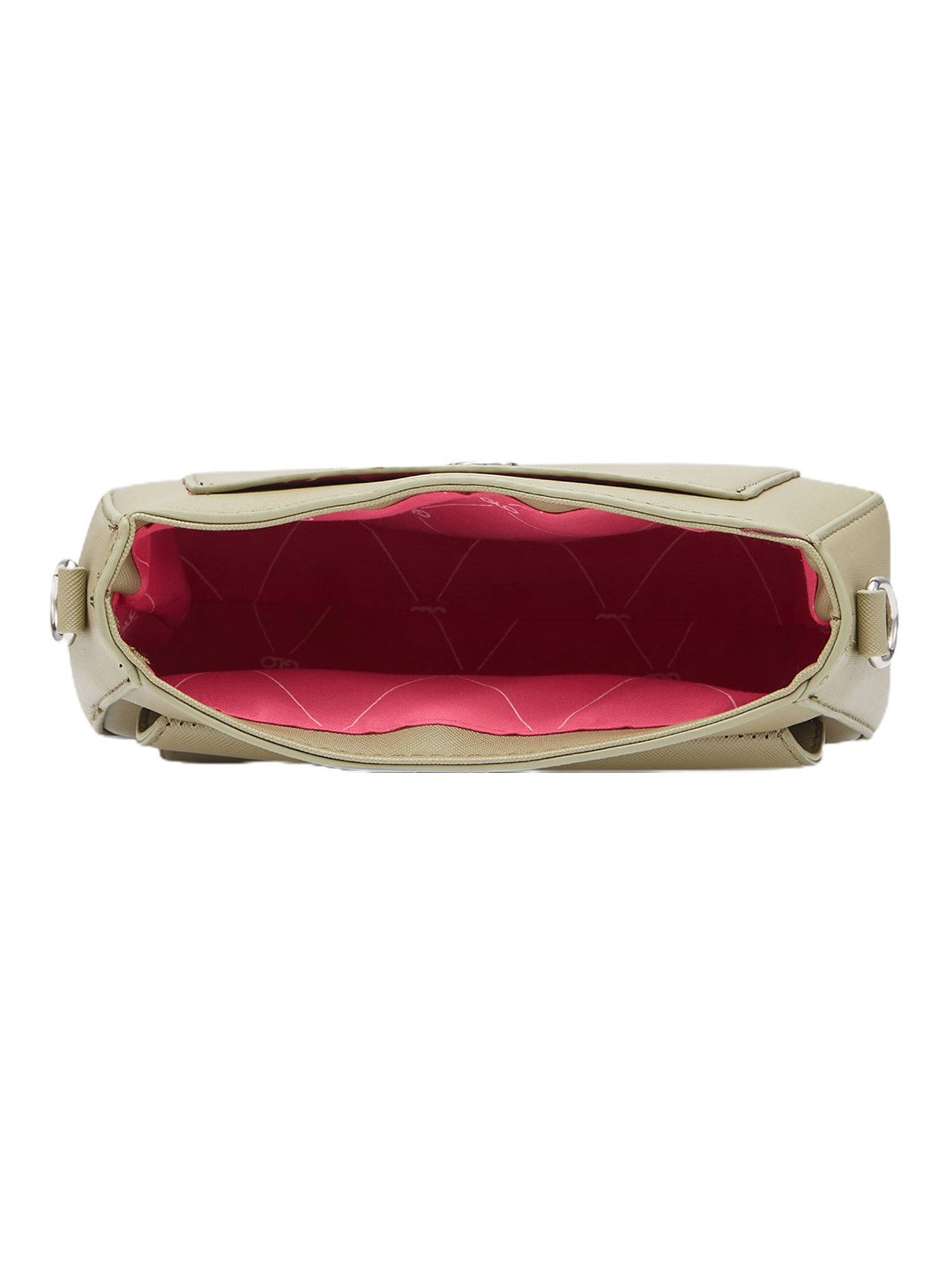 Globus Women Olive Solid Vegan Leather Sling Bag