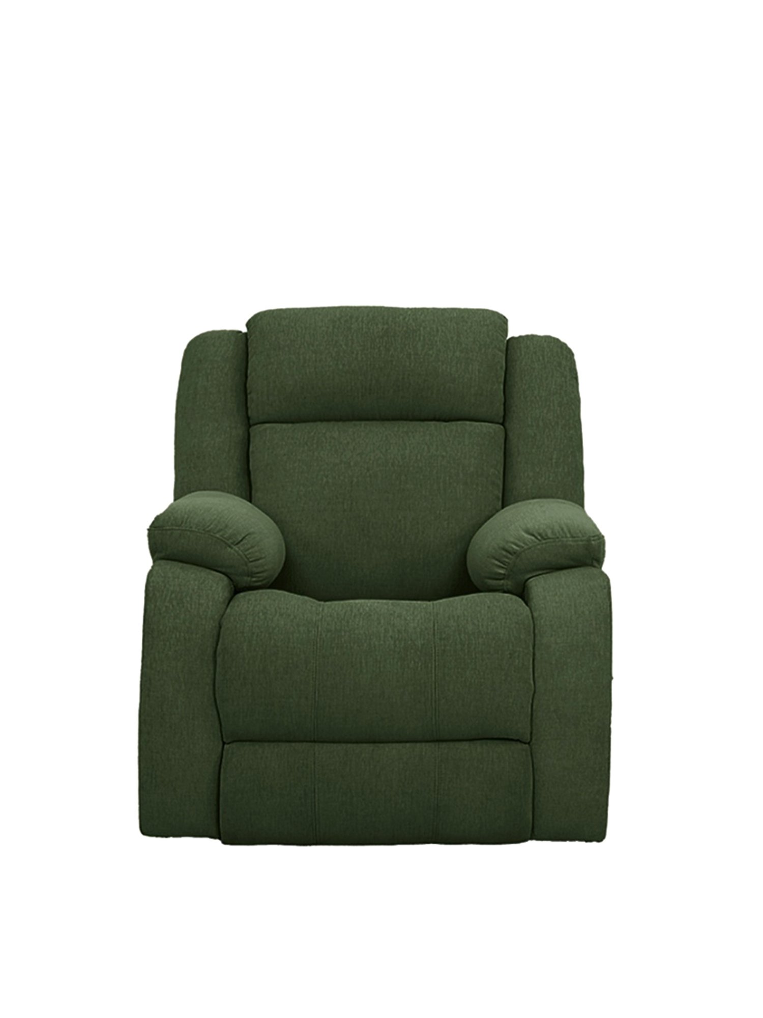Duroflex Avalon Green Wood E - Motorized Electric Powered Single Seater Recliner with USB Port