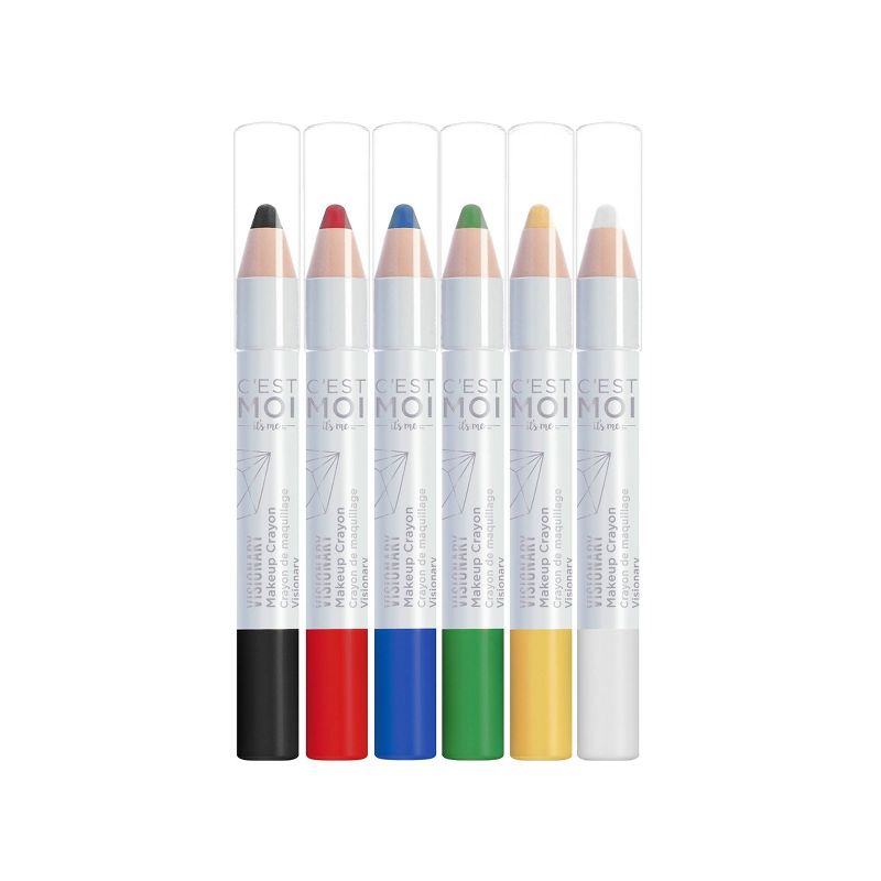 C'est Moi Visual Artist Makeup Crayon Set - 6ct