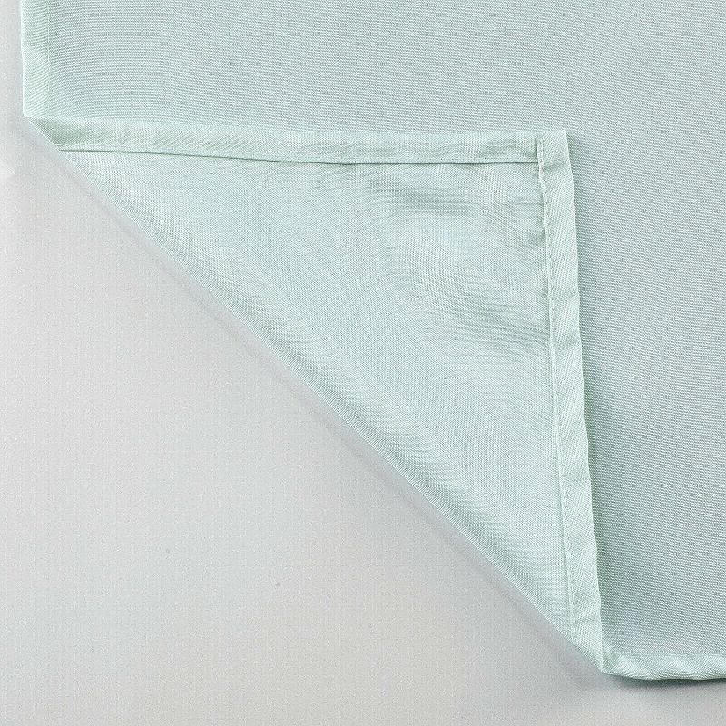 Hotel Collection Water Resistant Fabric Shower Curtain Liner - Seamist/Aqua