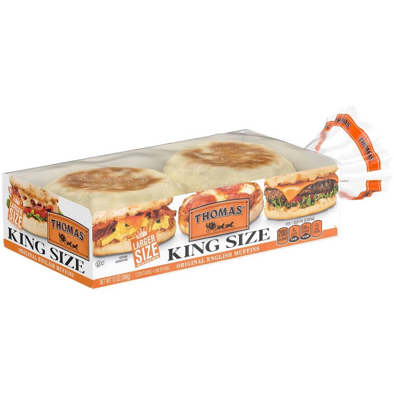 Thomas King Size English Muffins - 12oz
