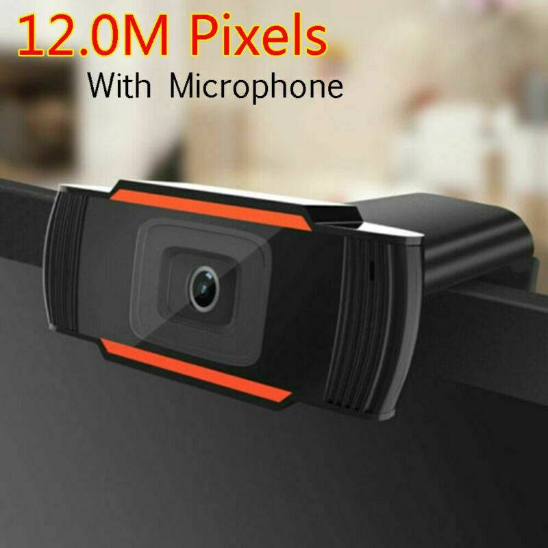 Webcam USB Retatable Camera Auto Focus with Microphone For PC Laptop Desktop