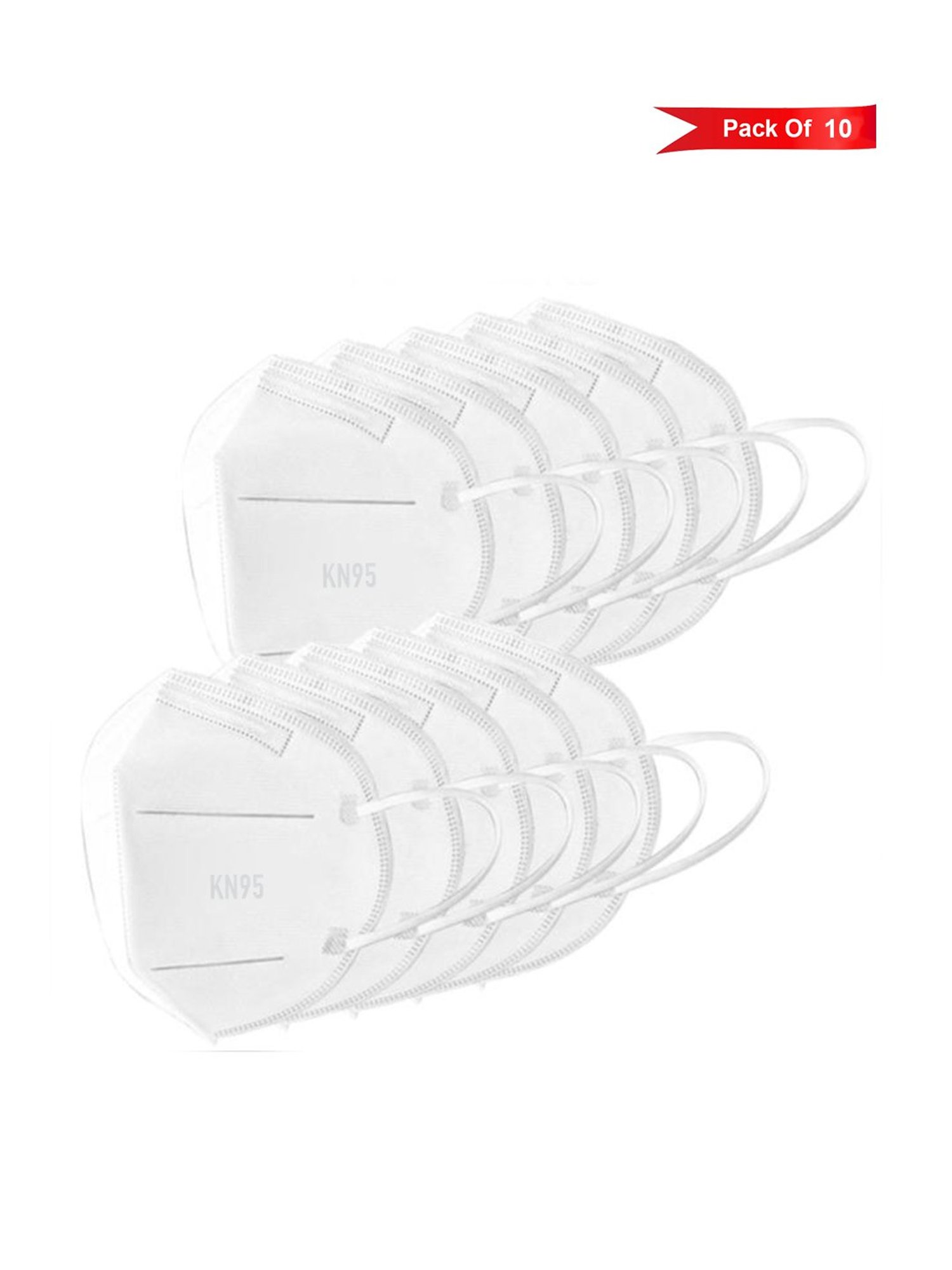 Lioncrown N95 5 Layered Reusable Face Mask - Pack of 10