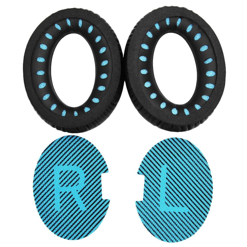 Replacement Ear Pads Ear Cushions for Bose QuietComfort QC15 QC25 QC35 Over Ear Headphones Earmuff Cushion Protein Material,1 Pair