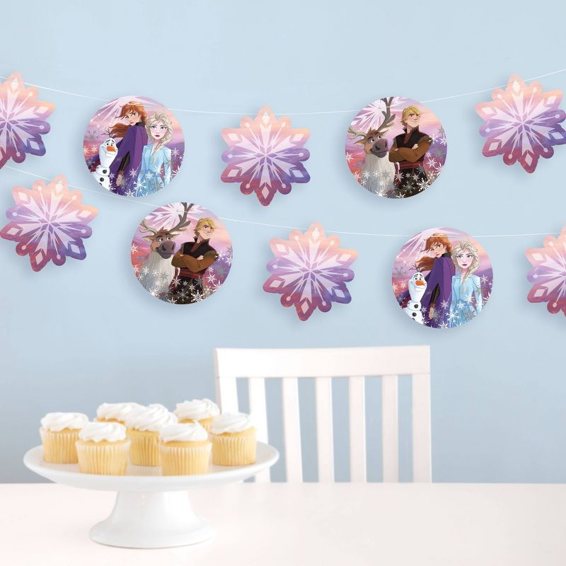 Frozen 2 7' Snowflake Birthday Party Banner