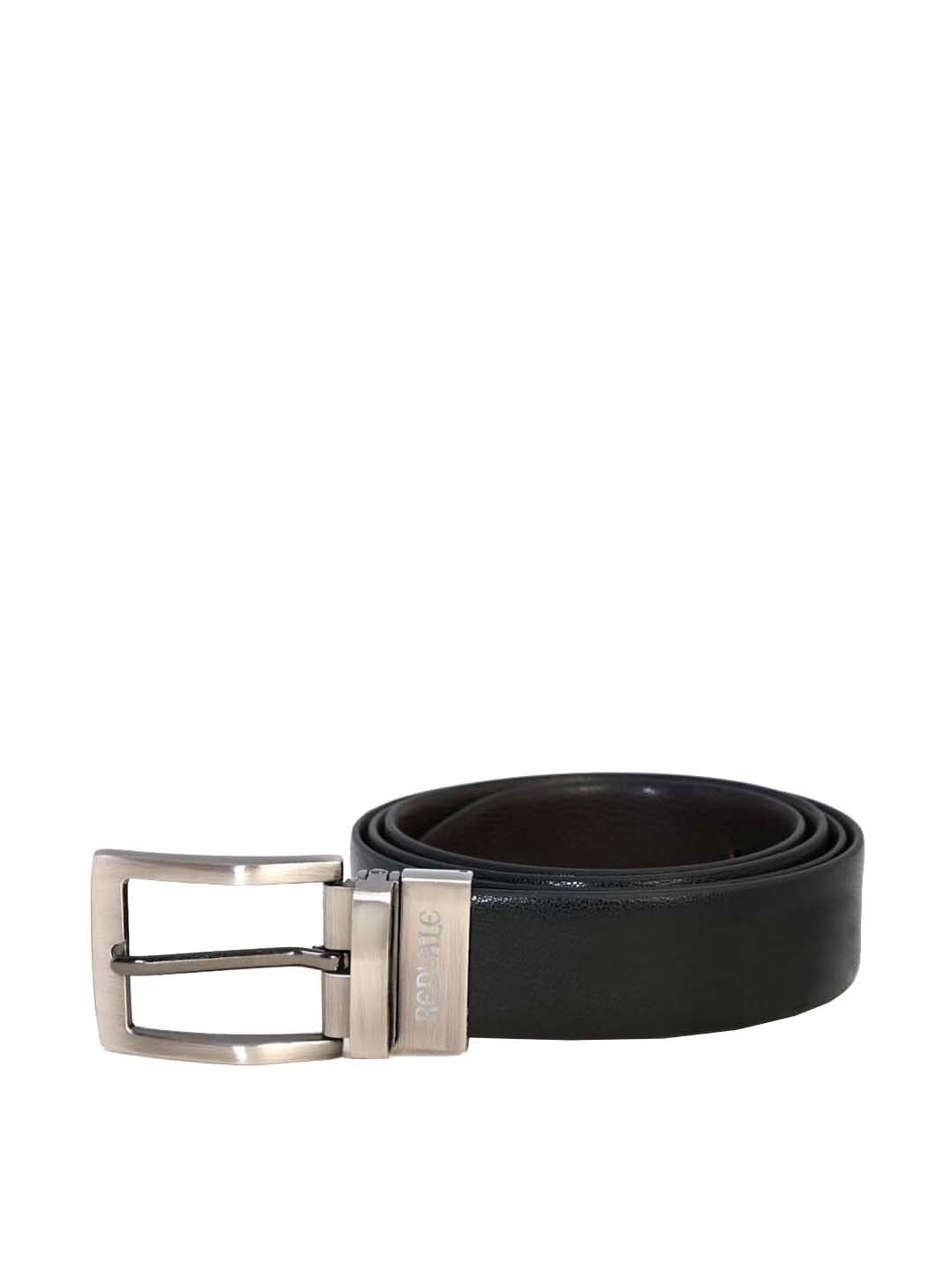 REDVALE Black & Brown Reversible Belt for Men