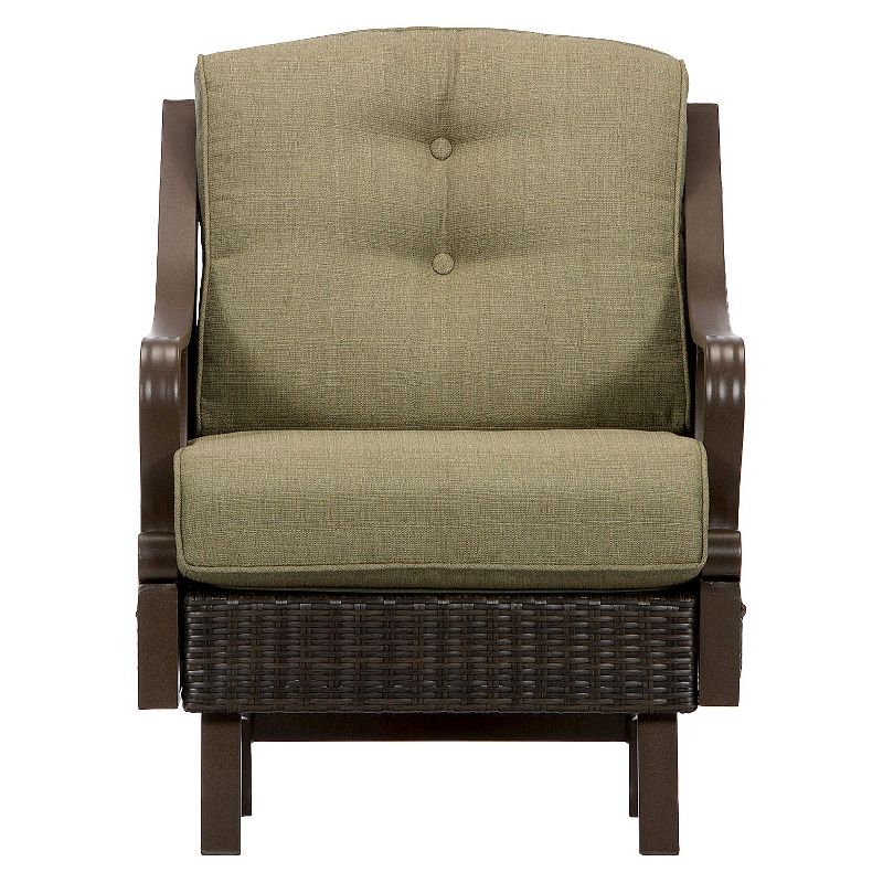 Ventura 4-Piece Wicker Patio Conversation Furniture Set