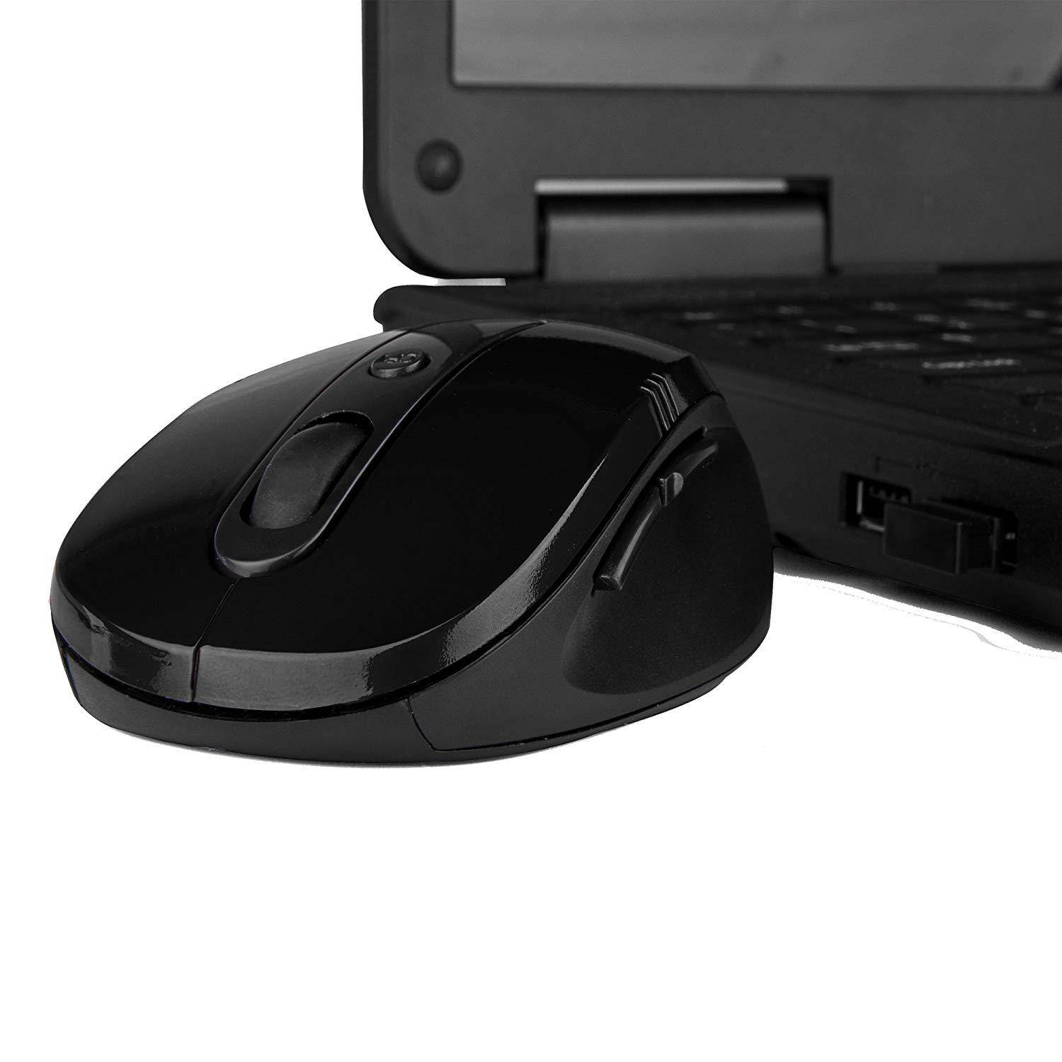 Samsung 9 Series Accessories Black Gloss Wireless Mouse for your Notebook + LIVE LAUGH LOVE Wrist band