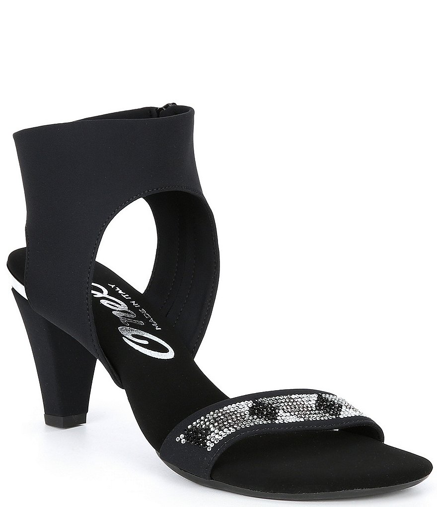 Onex Saphire Ankle Strap Rhinestone Dress Sandals