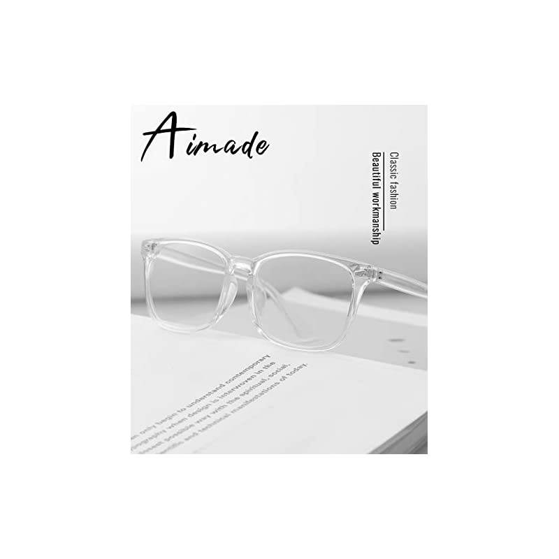 Blue Light Blocking Glasses Blue Filter Computer Glasses (Anti Eye Eyestrain) Gaming Glasses for Women Man (Leopard/White/Pink)