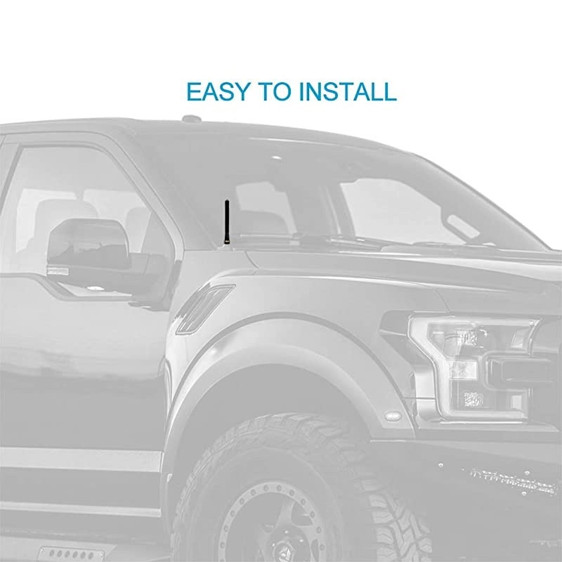 Radio Antenna for Jeep Wrangler 13-inch Flexible Metal Car Radio Antenna for 2007 to 2020 Jeep Wrangler JK JKU JL JLU Sahara Rubicon 2 4 Door Gladiator