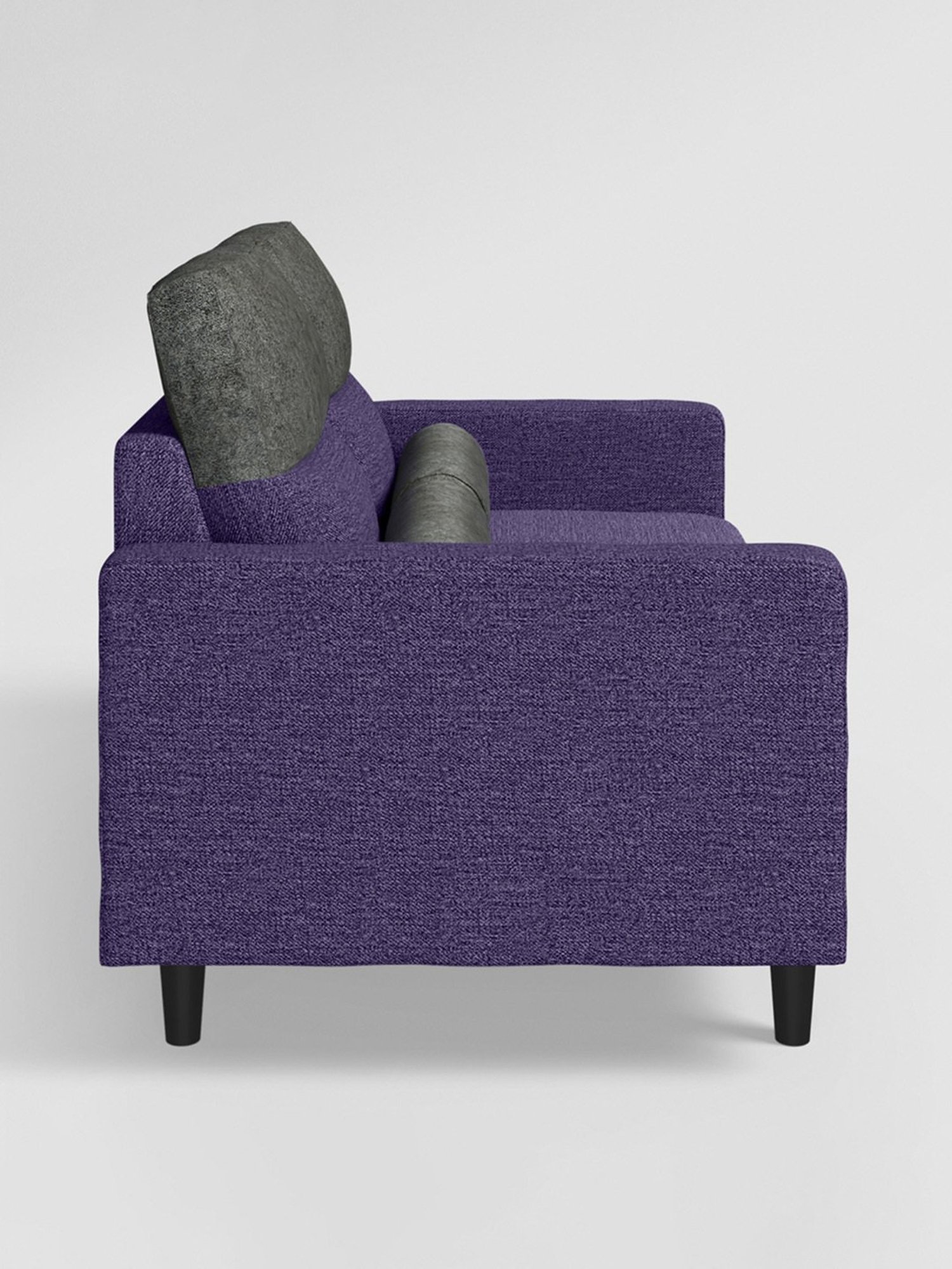Godrej Interio Highrolla Purple Pinewood 2 Seater Sofa