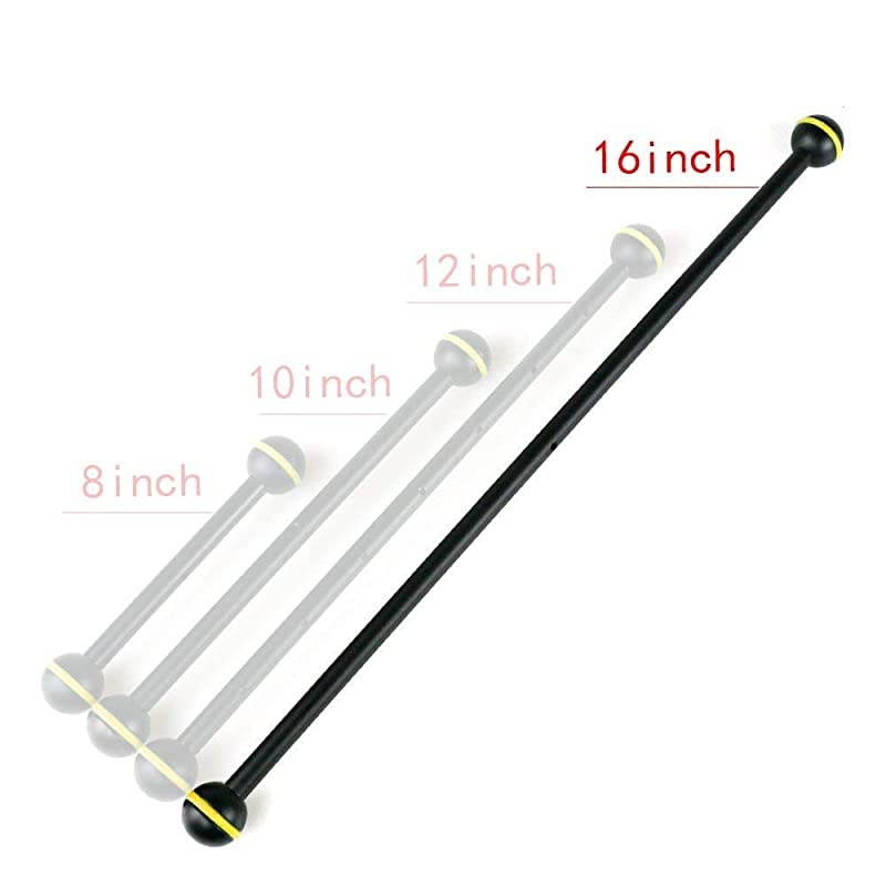 16 Double Ball Arm for Connecting StrobeVideo Light to Underwater Housing