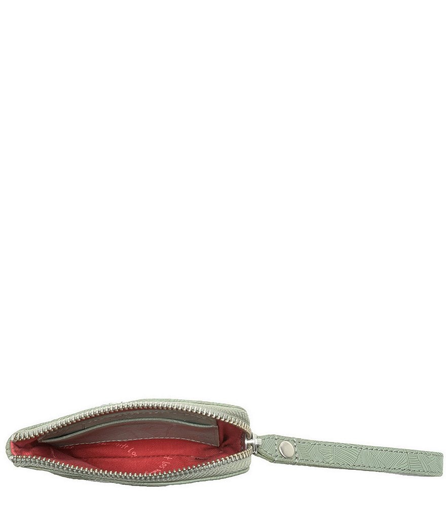 Hammitt Nash Mini Palm-Embossed Leather Wristlet