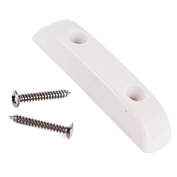 White Plastic Bass Guitar Thumb Rest And Mounting Screws For Electric Bass