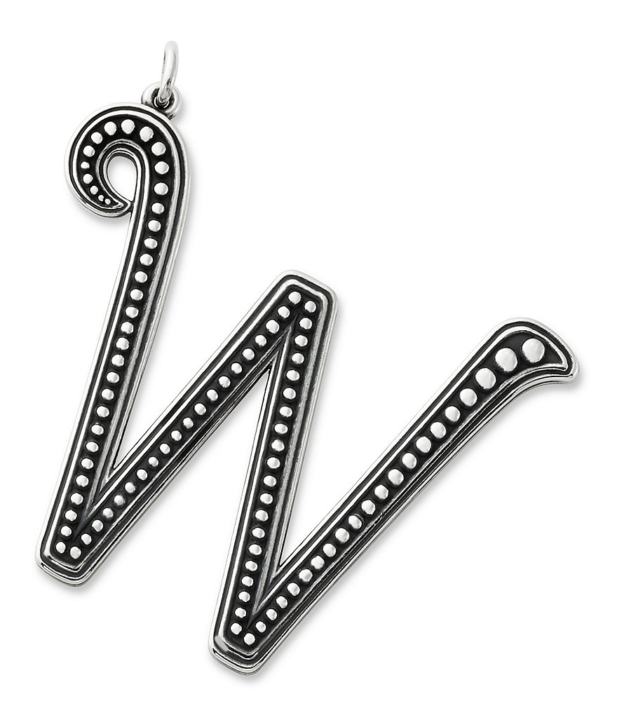 James Avery Beaded Initial Pendant Charm