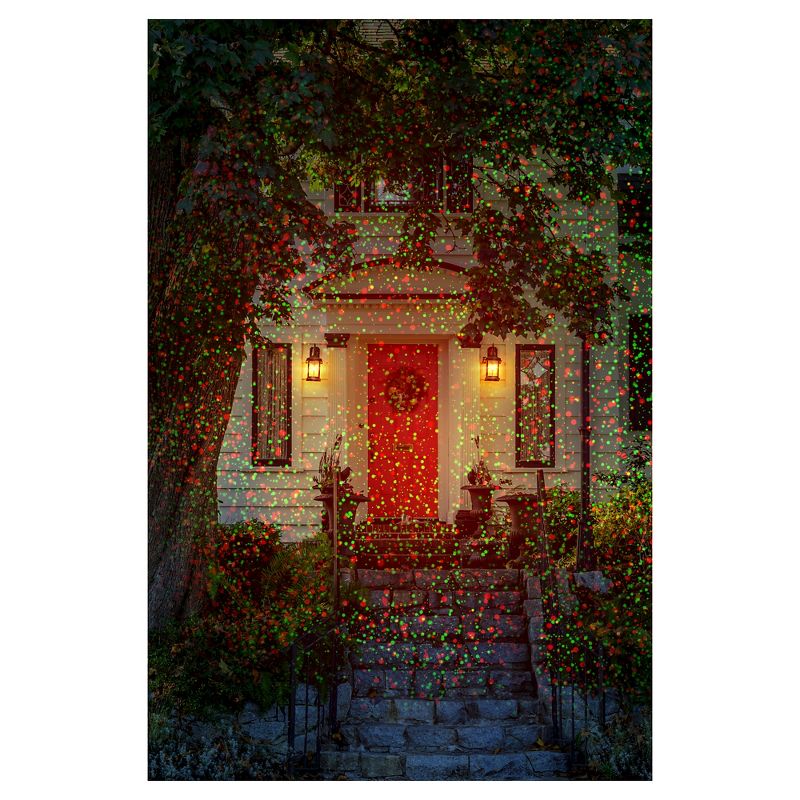 Solar Portable Garden and Pathway Light Amber/White - Techko Maid