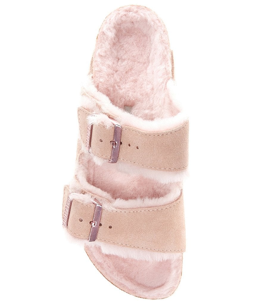 Birkenstock Women's Arizona Suede Shearling Sandals