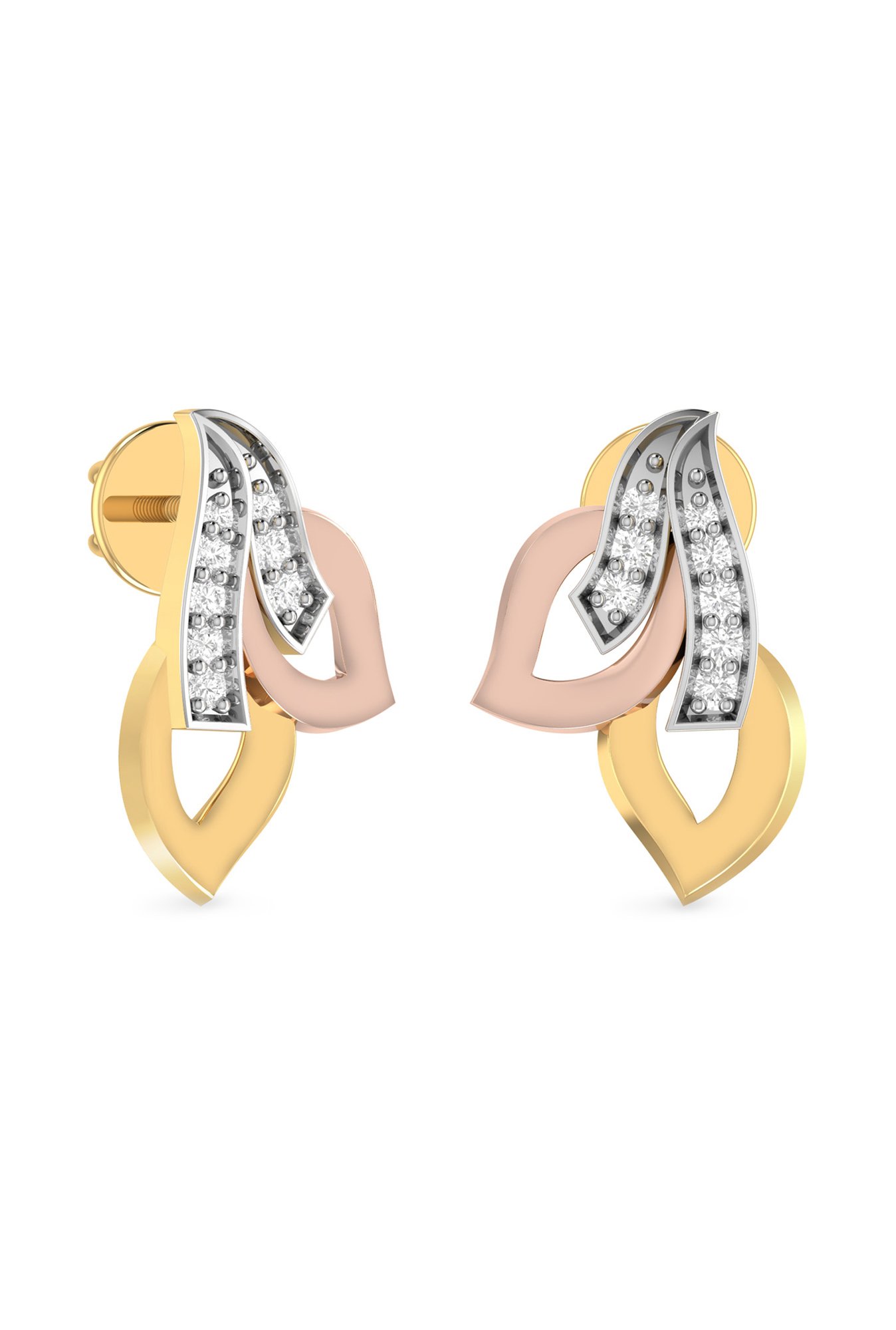 CKC Opulent Multi-Tiered Gold Jhumka Eardrops