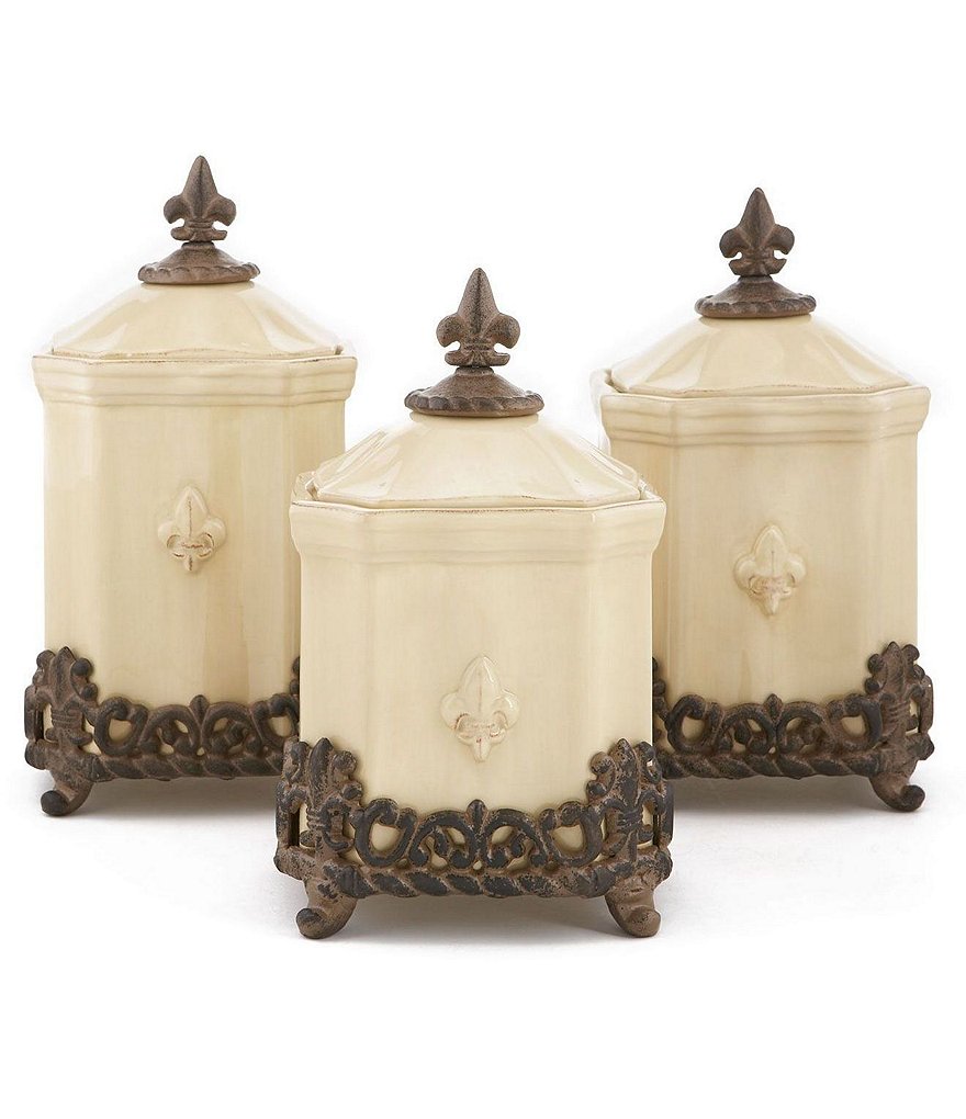 Artimino Fleur-de-Lis Canister
