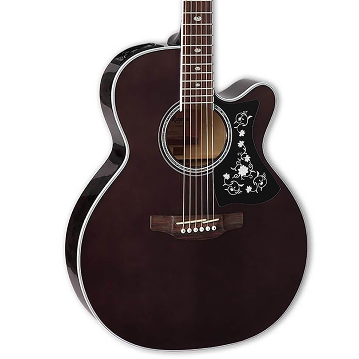 Takamine GN75CE-TBK G Series Acoustic/Electric Guitar - Transparent Black