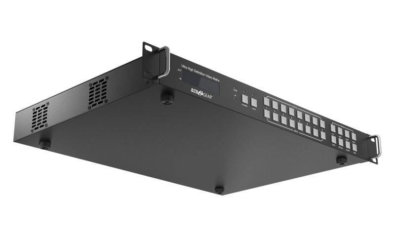 BZBGEAR 4K/UHD HDR 8X8 HDMI 2.0 Seamless Matrix Switcher/Scaler with Video Wall Support