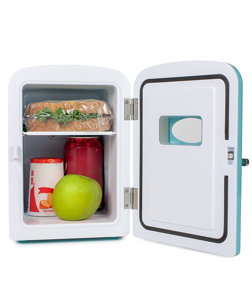 Nostalgia Electrics Retro 6-Can Personal Cooling and Heating Refrigerator