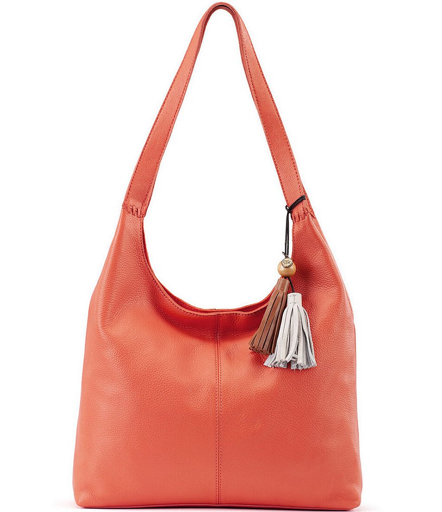 The Sak Huntley Leather Magnetic Snap Hobo Bag
