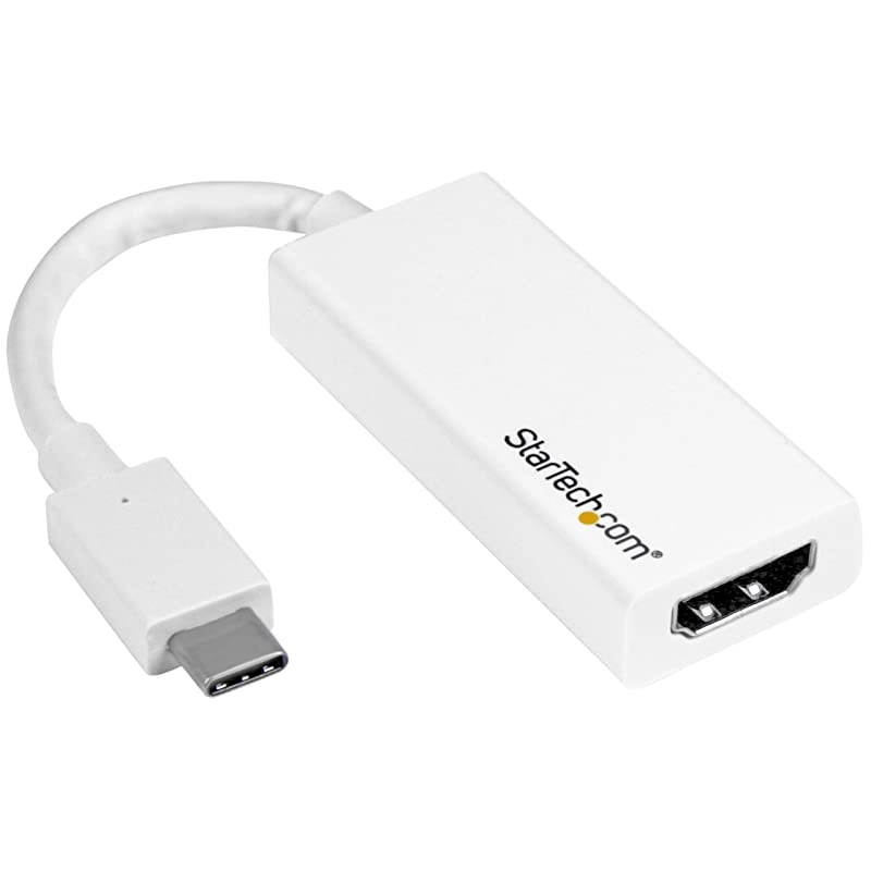 com USB C to HDMI Adapter 4K 30Hz USB 31 TypeC to HDMI Adapter USBC to HDMI Dongle Monitor Adapter White CDP2HDW
