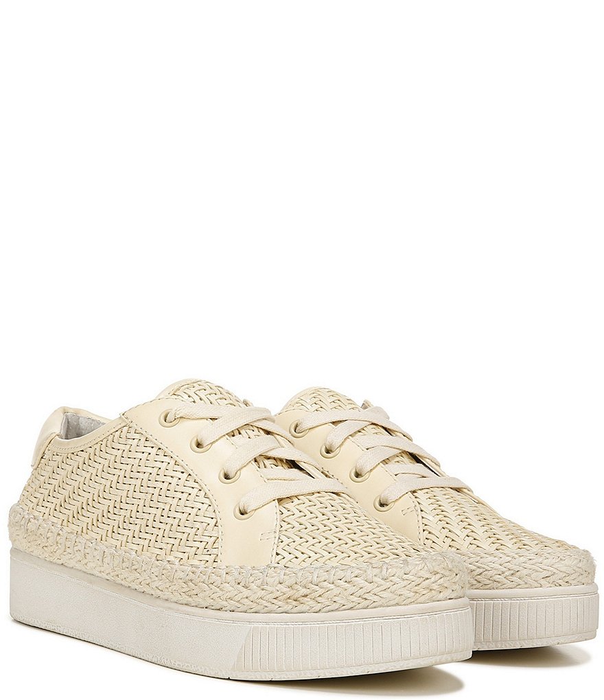 Franco Sarto Hyria Woven Lace-Up Platform Sneakers