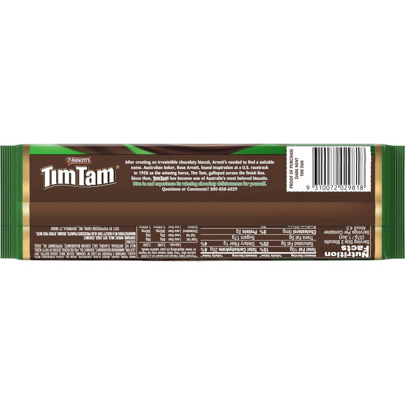 Arnott's Tim Tam Dark Mint Cookies - 5.8oz