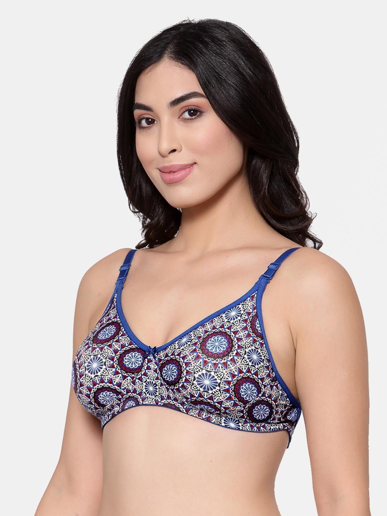 Inner Sense Multicolor Printed Bra (Pack of 3)