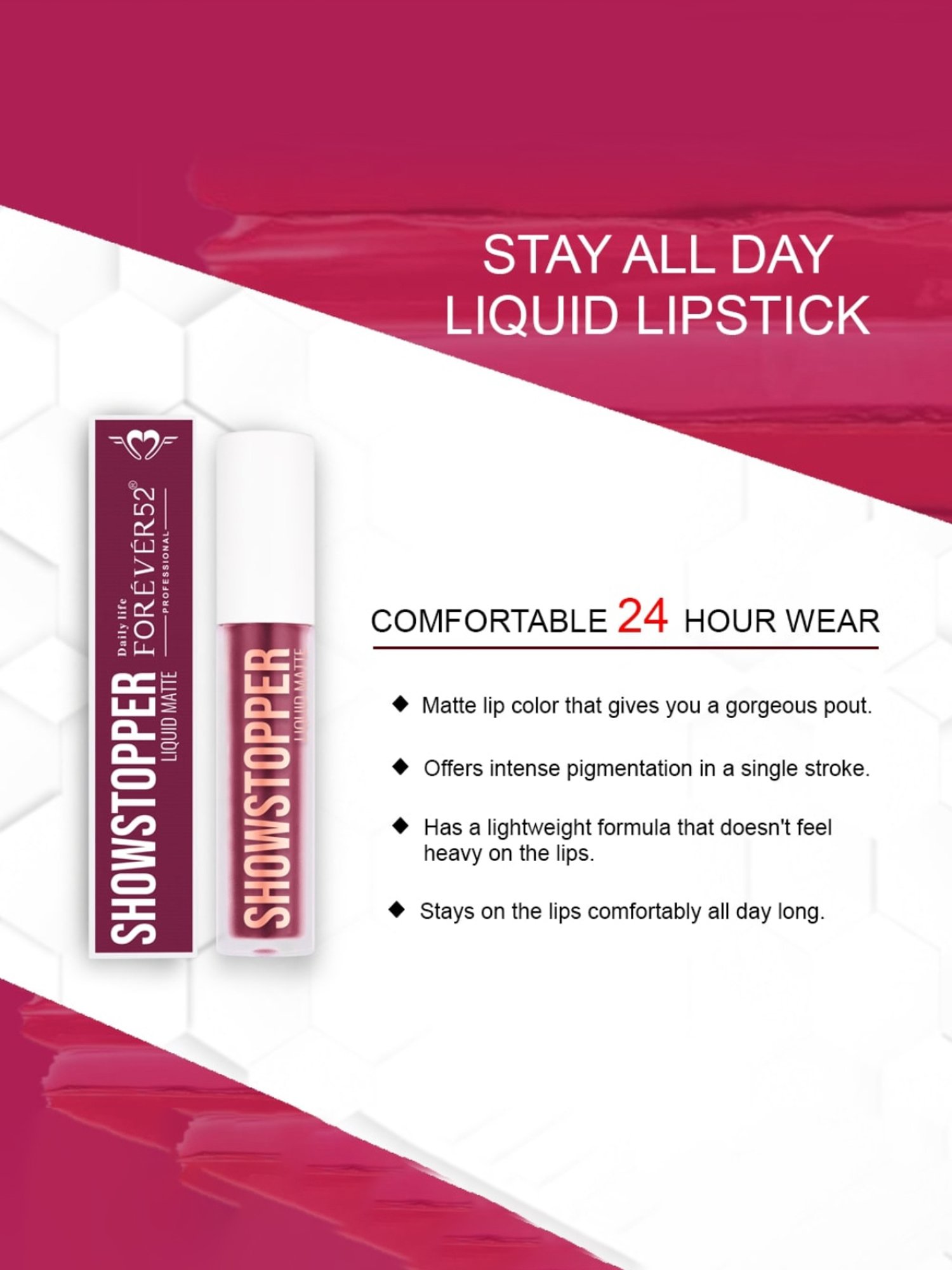 Daily Life Forever52 Showstopper Liquid Matte Lipstick Obsession - 5 ml