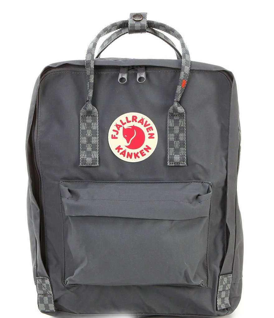 Fjallraven Kanken Colorblock Handles Water-Resistant Backpack