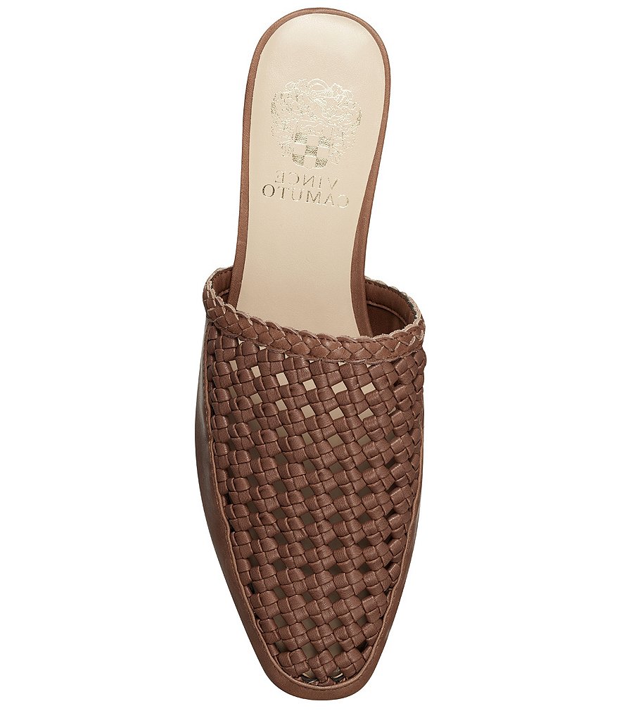 Vince Camuto Pandie Woven Leather Mules