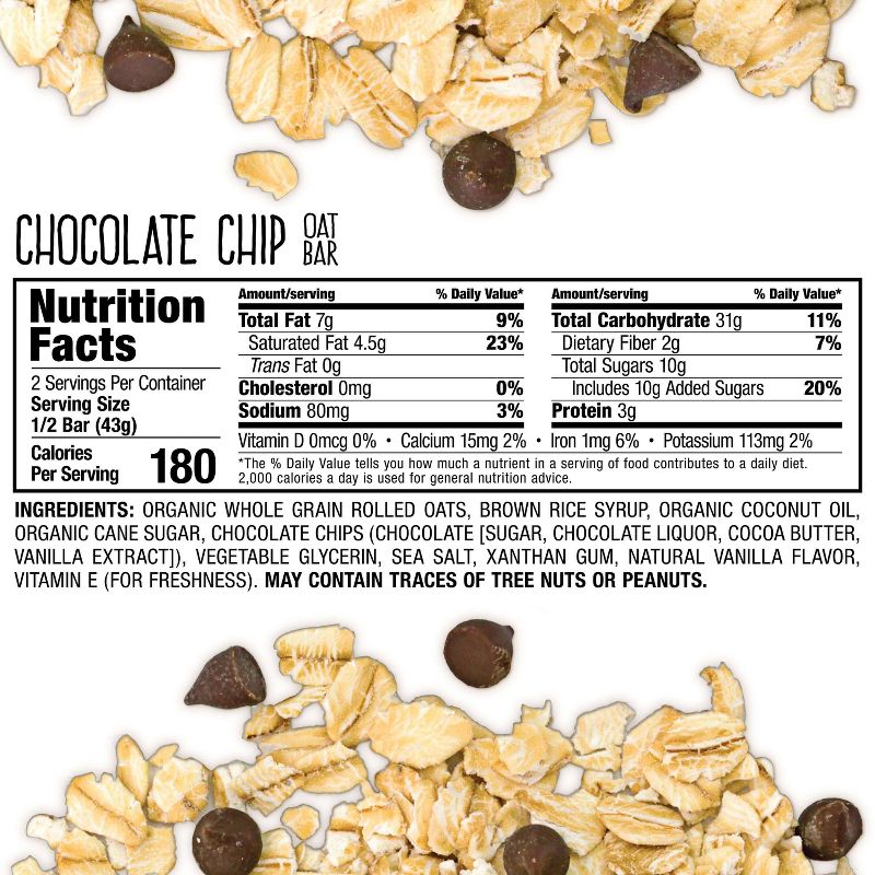 Bobo's Chocolate Chip Oat Bar - 3oz