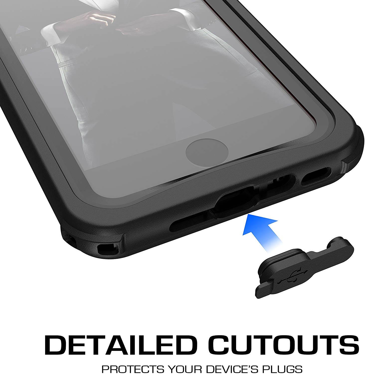 Ghostek Nautical iPhone 7, iPhone 8, iPhone SE 2020 Waterproof Case Screen Protector Built-in Heavy Duty Protection Full Body Underwater Watertight Seal iPhone 7/8, iPhone SE 2020 (4.7 Inch) - Pink