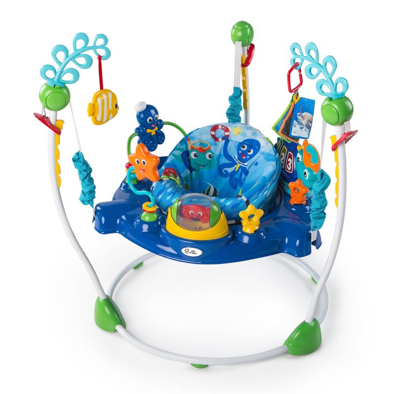 Evenflo Exersaucer Tiny Tropics 2-in-1 Baby Seat + Doorway Jumper