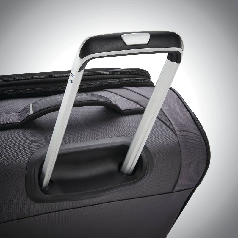 American Tourister 29'' Axion Checked Softside Suitcase - Black