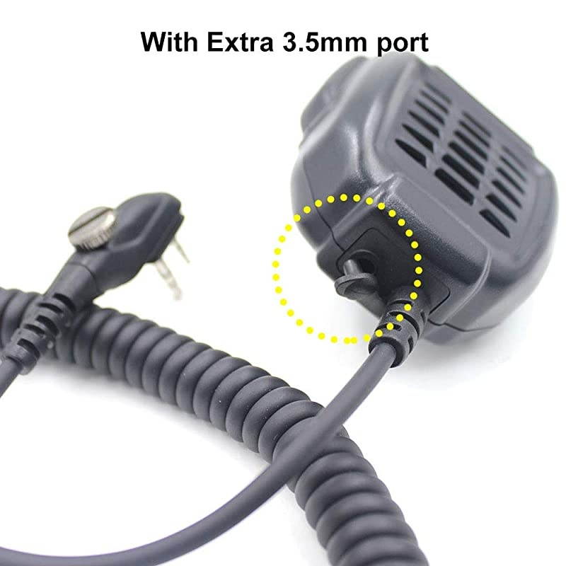 ANYSECU  SM08M3 Microphone Portable Speaker for era TC500 TC600 TC610 TC620 TC700 TC580 TC518 TC618 Two Way Radio