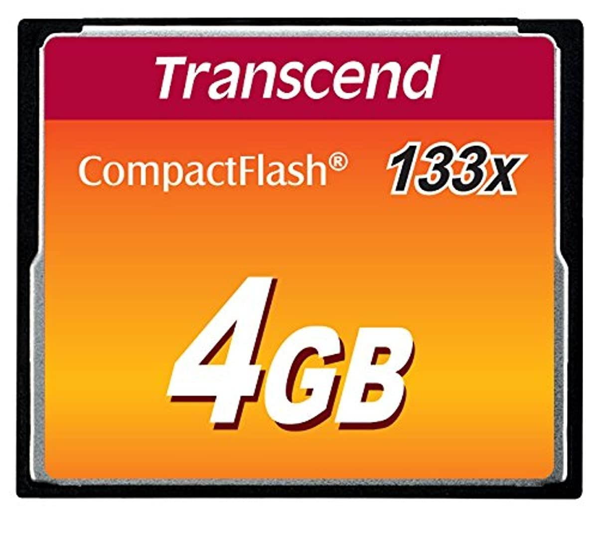 Transcend 4 GB 133X CompactFlash Memory Card TS4GCF133
