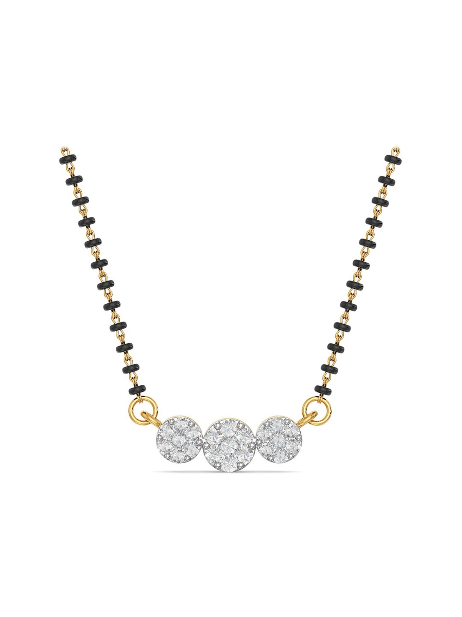 Waman Hari Pethe Jewellers 18k Gold & Diamond Mangalsutra for Women