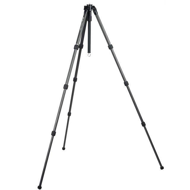 Slik PRO CF-734 Carbon Fiber Tripod, 4 Leg Sections, Extends to 64.9", Black