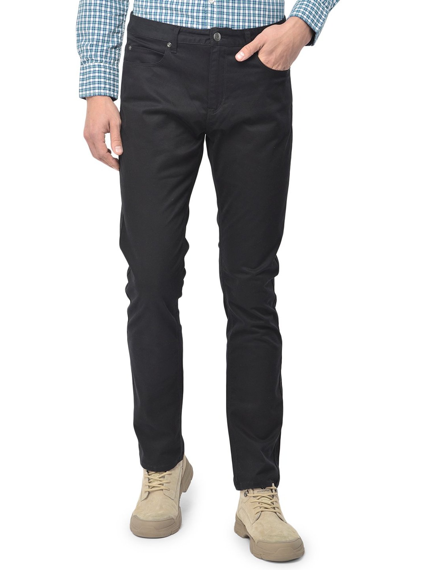 Woods Charcoal Lightly Washed Jeans