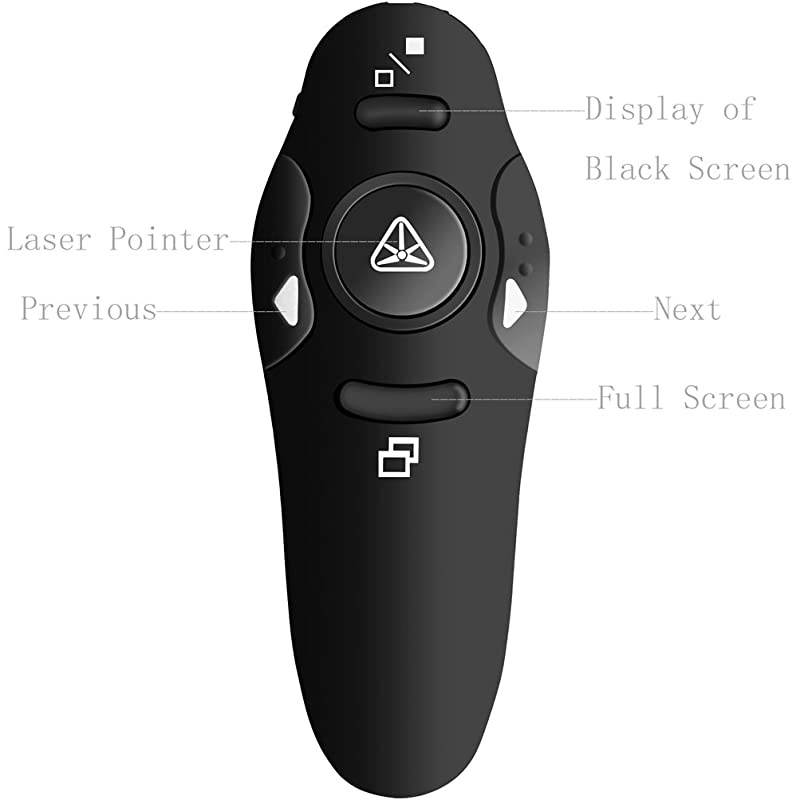 RF 24GHz Wireless Presenter Remote Presentation USB Control PowerPoint PPT Clicker