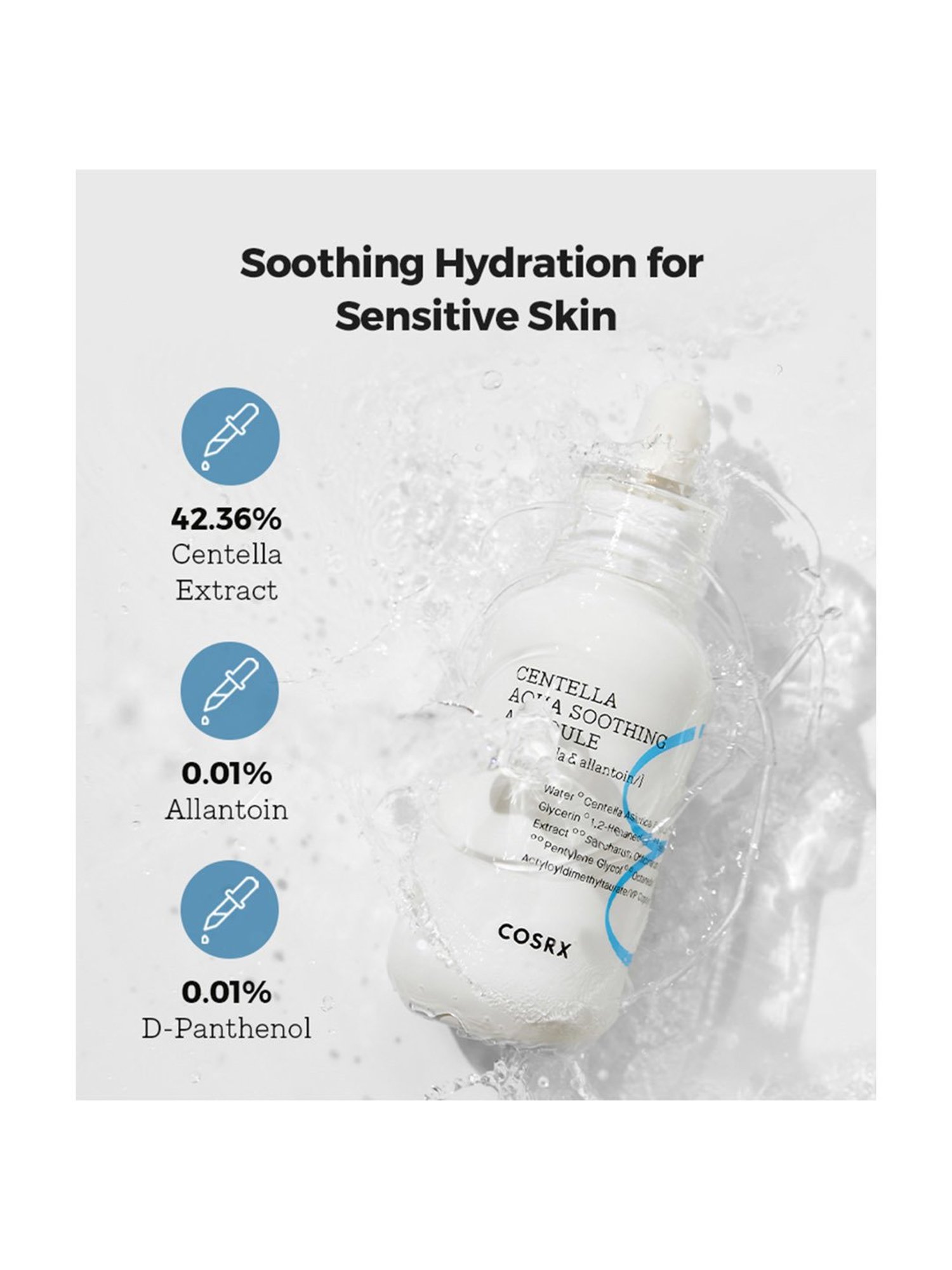 Cosrx Hydrium Centella Aqua Soothing Ampoule  - 40 ml